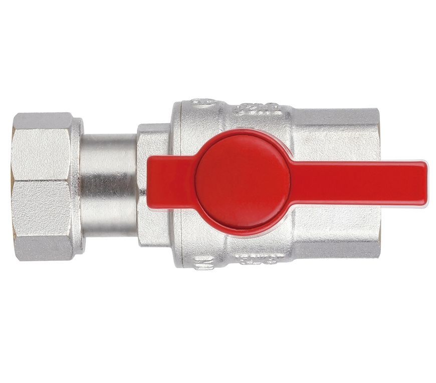 Кран кульовий прямий з накидною гайкою Thermo Alliance Standart 3/4" ВР латунь PN40 TAS260W20
