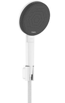 Душовий набір HANSGROHE Raindance Alive Select S 125 3jet EcoSmart з шлангом 160 см Matt White 24611700 білий - 24611700