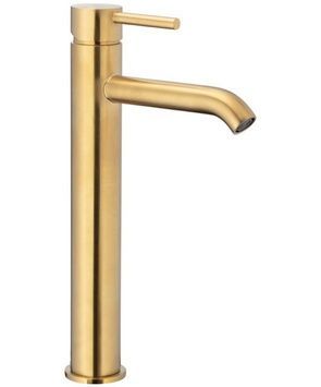 Смеситель для умывальника KFA ARMATURA MOZA GOLD 5032-612-31 с донным клапаном - 5032-612-31