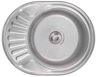 Кухонна мийка LIDZ 6044 Satin 0,8 мм (180) - LIDZ6044SAT