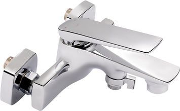 Смеситель для ванны QTAP Vlasta QTVLA3028102GC с коротким изливом - QTVLA3028102GC