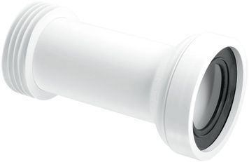 Каналізаційне підключення довге McALPINE 260 мм 97-107/90 мм WC-CON2B