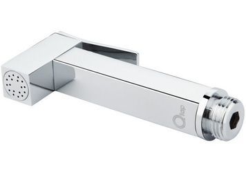 Лійка для гігієнічного душу QTAP Rucni прямокутна QTCRMB120 Chrome (Bidet) - QTCRMB120