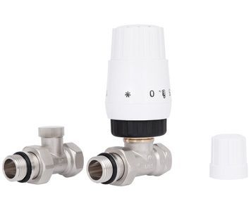 Прямий термостатичний комплект Thermo Alliance Forte 1/2" з попереднім налаштуванням та антипротіканням TAF301G15