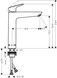 Смеситель для раковины HANSGROHE Logis 190 Matt Black 71091670 черный матовый - 71091670 - 2
