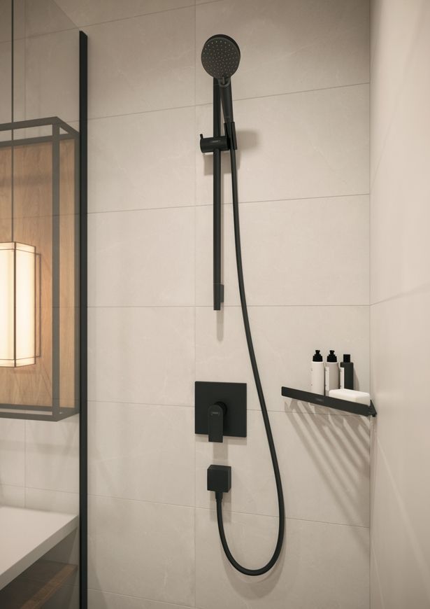 Смеситель для душа HANSGROHE Vernis Shape скрытого монтажа черный матовый 71668670 - 71668670