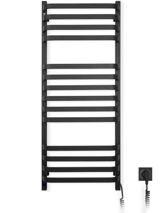Полотенцесушитель электрический NAVIN Stugna 480х1200 Sensor правый 12-249053-4812 черний муар - 12-249053-4812