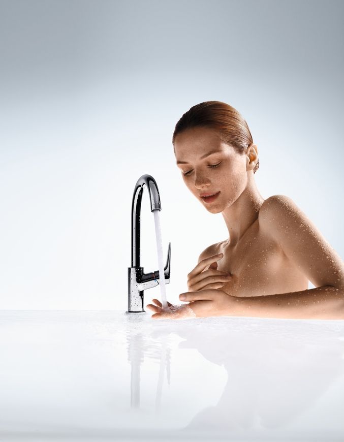Змішувач для раковини HANSGROHE Logis 210 хром 71130000 з донним клапаном - 71130000