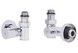 Комплект кранов для полотенцесушителя Thermo Alliance Standart угловой под ТЭН 1/2" SF395W15HE хром - SF395W15HE - 3