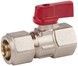 Кран кульовий обтискний SD Forte 20х3/4" ВР латунь SF264W20