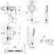Змішувач для душу LIDZ Vida 010 Nickel LDVID010NKS34956 - LDVID010NKS34956 - 6
