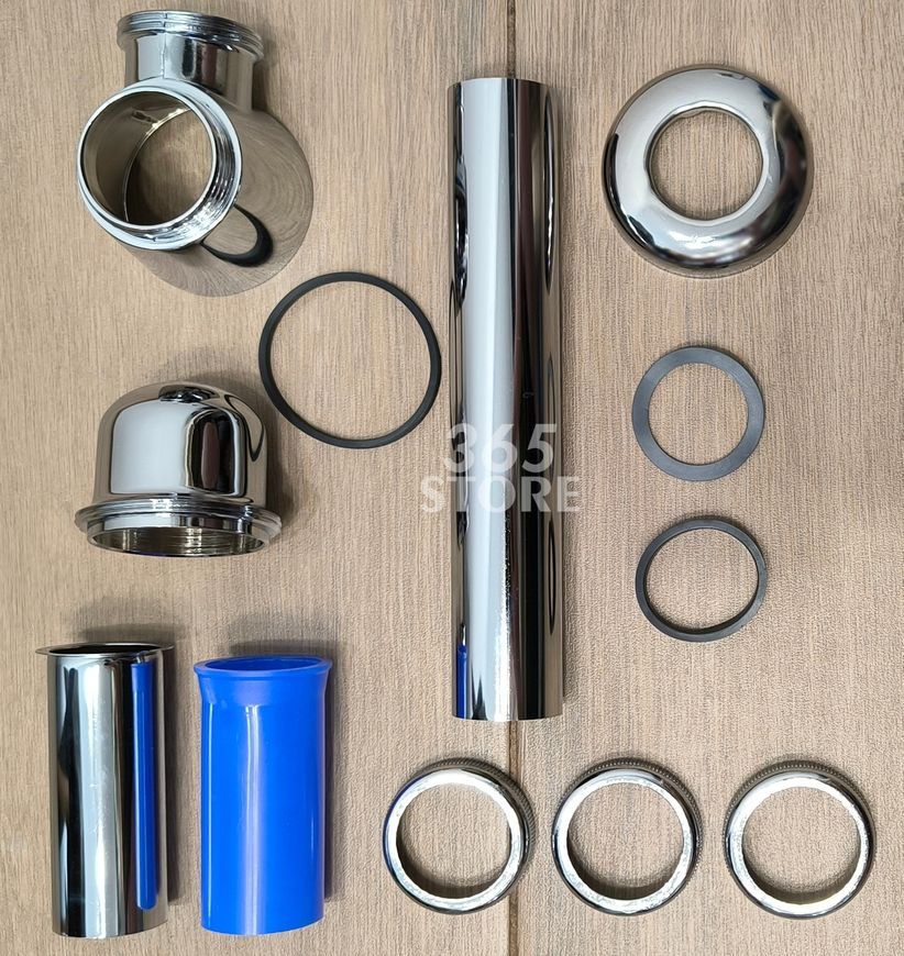 Сифон для умывальника McALPINE 1 1/4&Prime; x 32 мм хром латунь низкий 220CB - 220CB