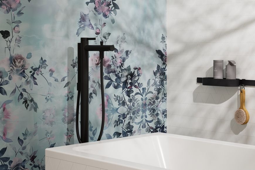Змішувач для ванни підлоговий Hansgrohe Zesis S 74445670 Matt Black - 74445670