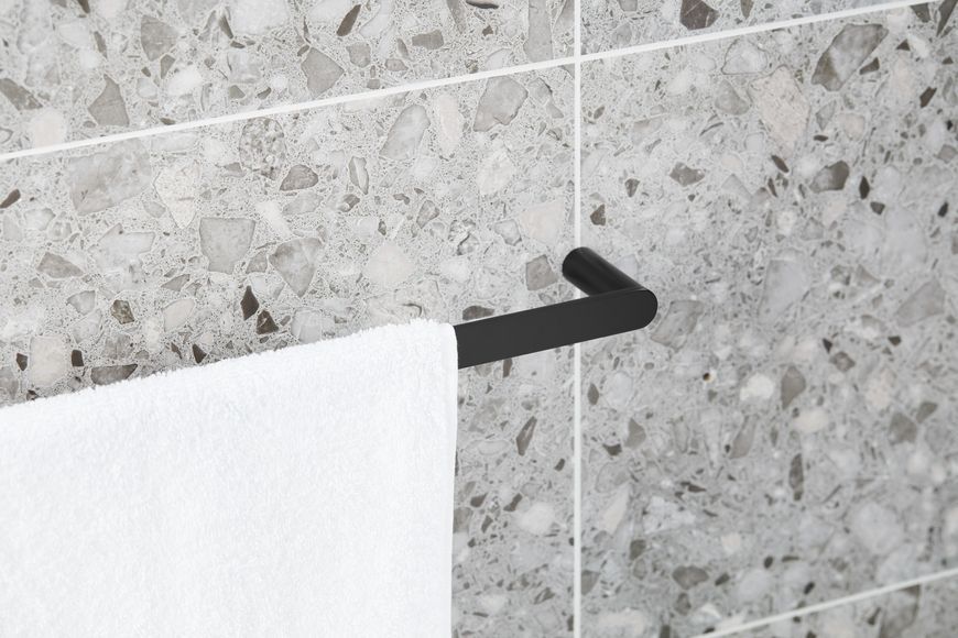 Держатель для полотенец KFA ARMATURA 45 см BLACK 864-026-81 черный матовый