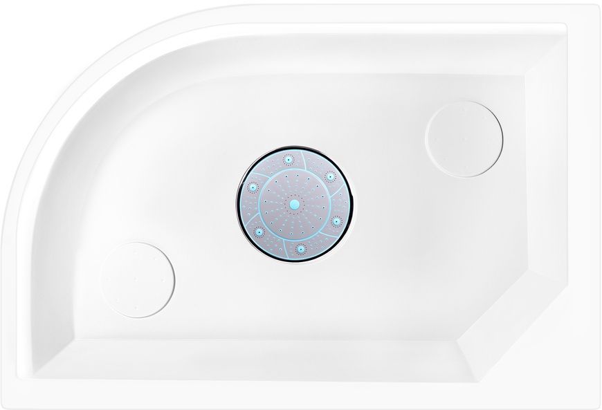 Гідромасажний бокс LIDZ TANI 120x80, високий, скло Frost 4 мм + стінки WHI - LTSBM12080LSATHIGHFR