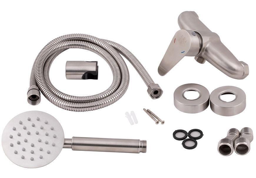 Змішувач для душу LIDZ Vida 010 Nickel LDVID010NKS34956 - LDVID010NKS34956