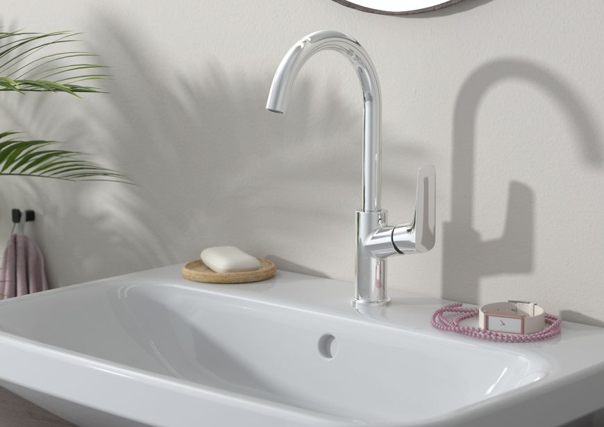 Змішувач для раковини HANSGROHE Logis 210 хром 71130000 з донним клапаном - 71130000