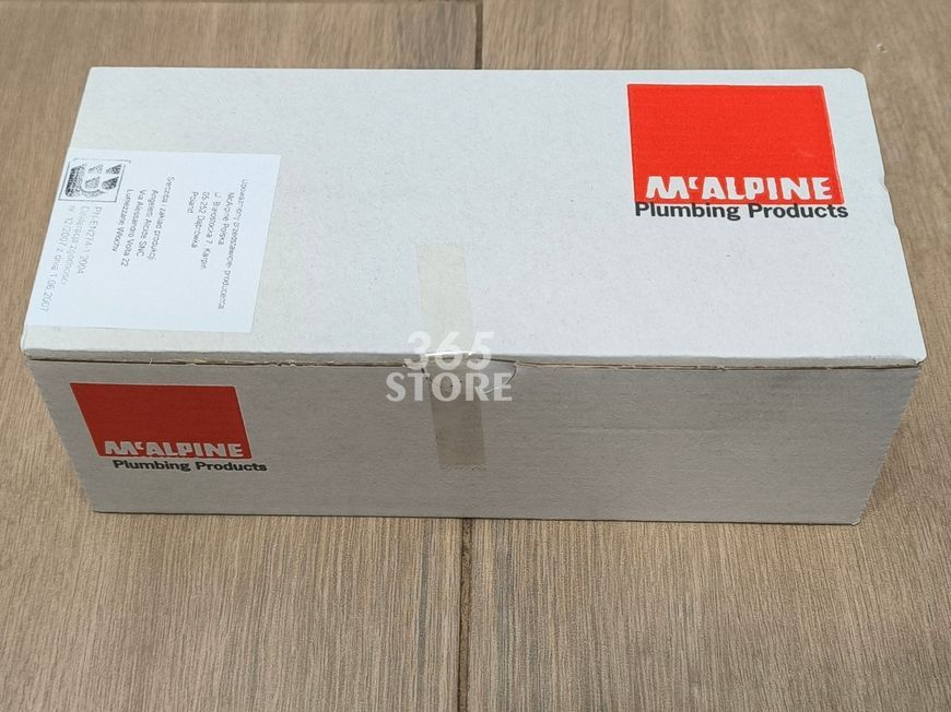 Сифон для умывальника McALPINE 1 1/4&Prime; x 32 мм хром латунь низкий 220CB - 220CB
