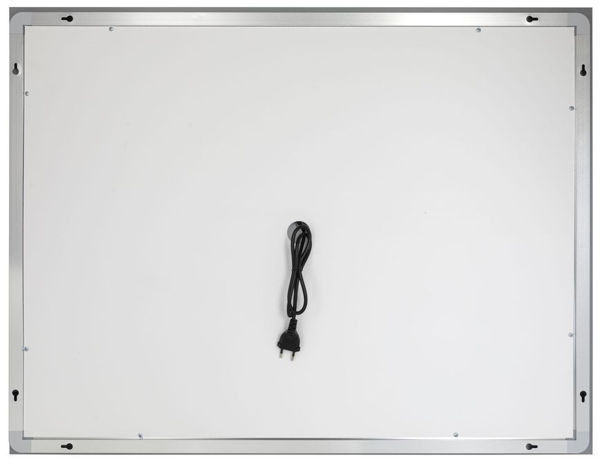 Зеркало настенное прямоугольное Qtap Mideya MI8 900х700 с LED-подсветкой Touch, антизапотеванием, диммером, рег. яркости QT2078NCF9070W
