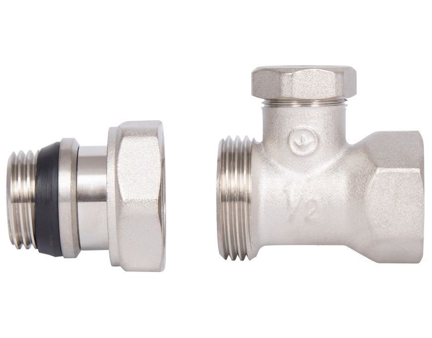 Кран радиаторный Thermo Alliance Base 1/2"  ВН Classic без ручки с антипротечкой прямой SD227W15