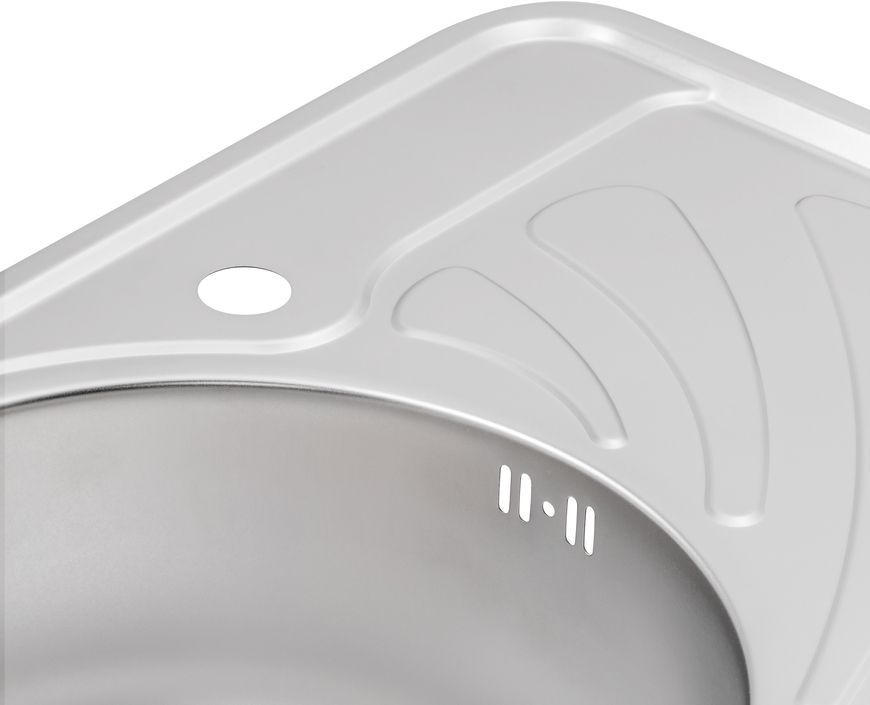 Кухонная мойка QTAP 6744L Satin 0,8 мм (180) чаша слева - QT6744LSAT08
