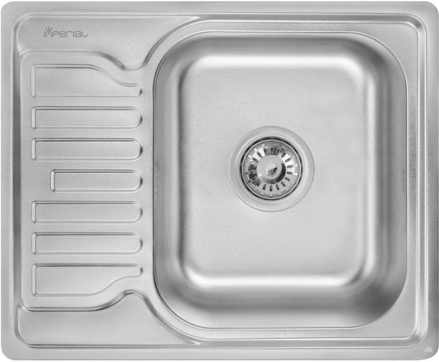 Кухонна мийка IMPERIAL 5848 Satin 0,8 мм (IMP5848SAT) - IMP5848SAT