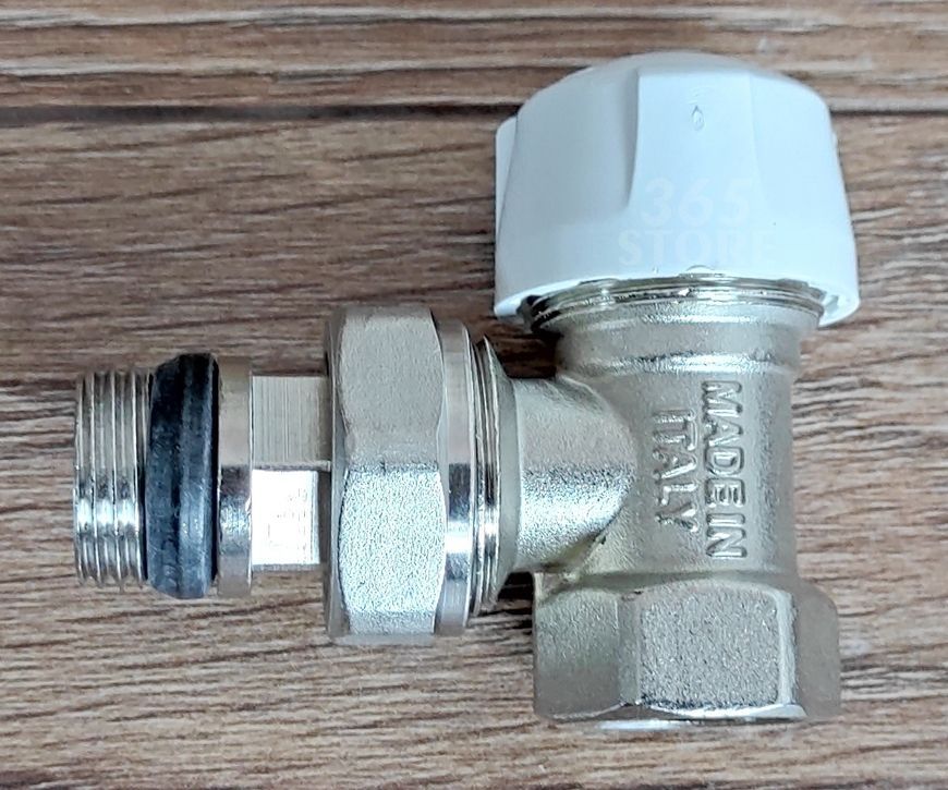 Кран (вентиль) радиаторный Icma угловой терморегулирующий (28х1,5) 1/2" №774 - 82774AD06