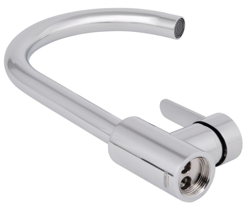 Смеситель для кухни Brinex Pure 015F U-образный Chrome BRIPUR015FCRM - BRIPUR015FCRM