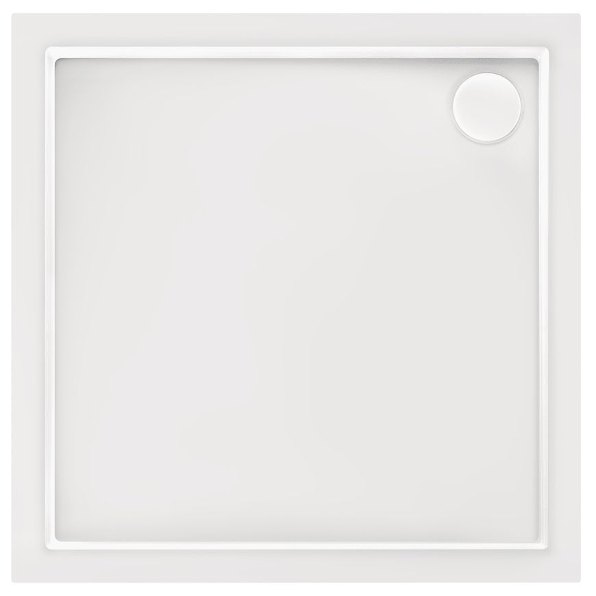 Душевой поддон QTAP Tern 301112 100x100x12 см + сифон TERN301112