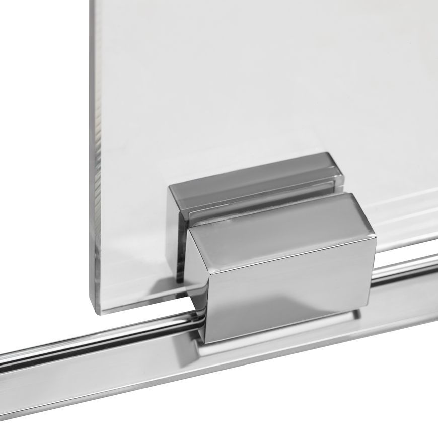 Душевая перегородка QTAP Walk-In Glide CRM2012.C8 120х190 см, стекло Clear 8 мм, покрытие CalcLess - GLICRM2012C8