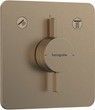 Смеситель для ванны/душа HANSGROHE DuoTurn Q скрытого монтажа Brushed Bronze 75414140 бронза - 75414140