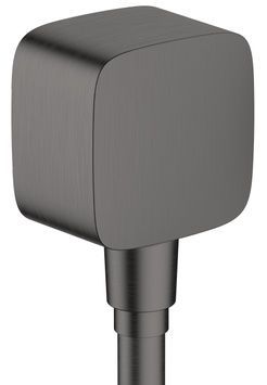 Шланговое подсоединение HANSGROHE FixFit с обратным клапаном Brushed Black Chrome 26457340 черный хром - 26457340