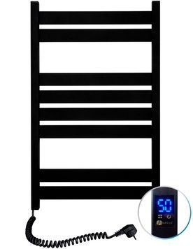 Полотенцесушитель электрический NAVIN Largo 500х800 Sensor таймер регулятор левый 12-244153-5080 черный муар - 12-244153-5080