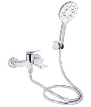 Змішувач для ванни Qtap Vlasta New з душовим гарнітуром Chrome QTVLA259CRM45642 - QTVLA259CRM45642