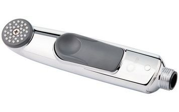 Лійка для гігієнічного душу QTAP Rucni округла QTCRMA020 Chrome/Black (Bidet) - QTCRMA020