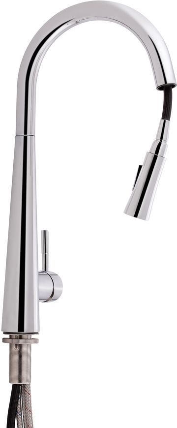 Смеситель для кухни QTAP Evička 9135103UC с выдвижным изливом - QTEVI9135103UC
