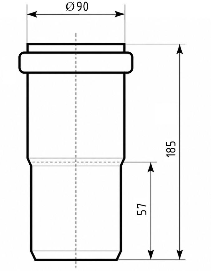 Компенсатор канализационный Ostendorf-OSMA HT-System PLUS d90 SD00057490