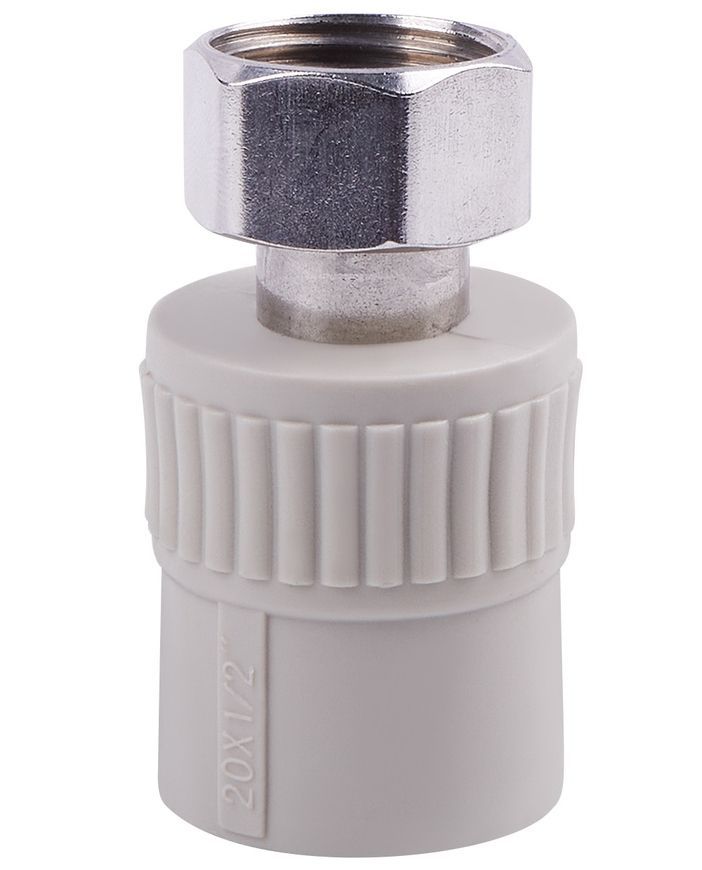 Муфта PPR ALFA PLAST с накидной гайкой 20х1/2" ВР - APTUWC2012X