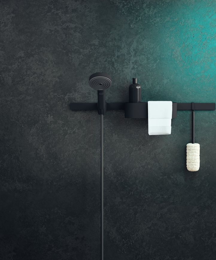Ручной душ HANSGROHE Pulsify Select S 105 3jet Relaxation Matt Black 24110670 черный матовый - 24110670