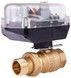 Зонный вентиль Icma 3/4"НРх3/4"ВР с сервомотором 220В №341 латунь 82341AE0553