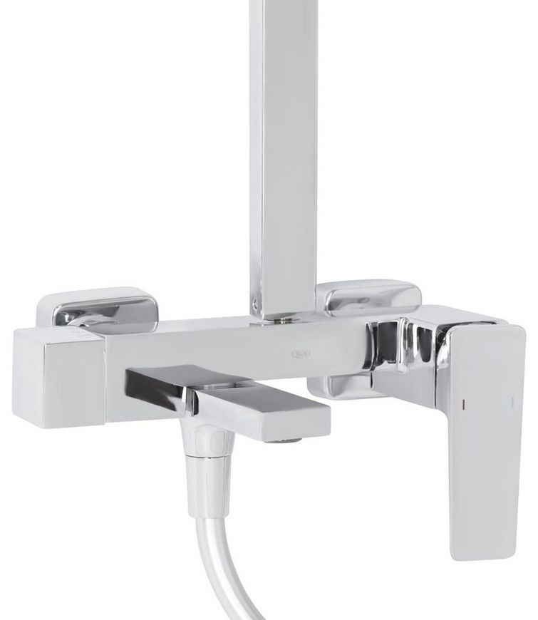 Душевая система QTAP Gemini с изливом Chrome QT51103KNC - QT51103KNC