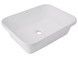 Раковина Qtap Scorpio врізна прямокутна 510х390х145 White з донним клапаном PU02 QT1411K490WN47290 - QT1411K490WN47290 - 3
