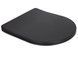 Унітаз підвісний Qtap Robin New Ultra Quiet сидіння Slim Duroplast/Soft-close/Quick relase чорний QT13332381АSMB - QT13332381АSMB - 11
