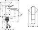Смеситель для раковины HANSGROHE Vivenis 80 Matt Black 75012670 черный матовый - 75012670 - 2