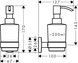 Диспенсер для рідкого мила HANSGROHE Logis Universal Chrome 41714000 хром - 41714000 - 2