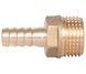 Штуцер латунный Thermo Alliance Standart 1/2"НРх10 под шланг SD4271510