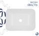 Раковина Qtap Scorpio врізна прямокутна 510х390х145 White з донним клапаном PU02 QT1411K490WN47290 - QT1411K490WN47290 - 6