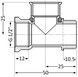 Трійник латунний SD Plus 1/2"ВРх1/2"ВРх1/2"ЗР рівнопрохідний SD41315