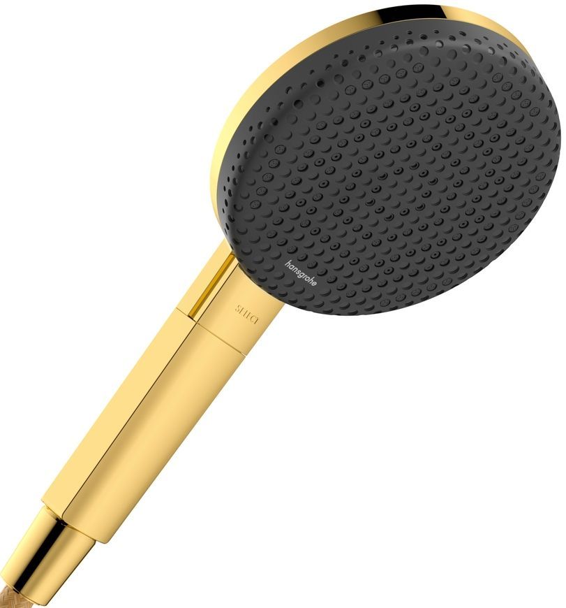 Душовий набір HANSGROHE Raindance Alive Select S 125 3jet EcoSmart з шлангом 160 см Polished Gold Optic 24611990 золото - 24611990