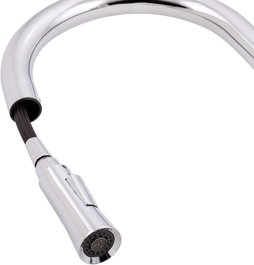 Смеситель для кухни QTAP Evička 9135103UC с выдвижным изливом - QTEVI9135103UC